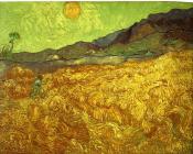 文森特 威廉 梵高 : 有收割者和麦田